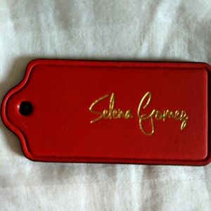 Coach Fob Tag Charm Keychain for handbag. Selina Gomez. As pictured